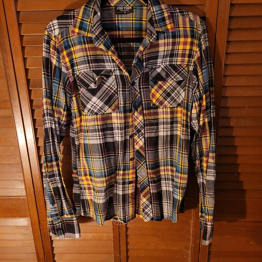 Zoo York button down plaid tee